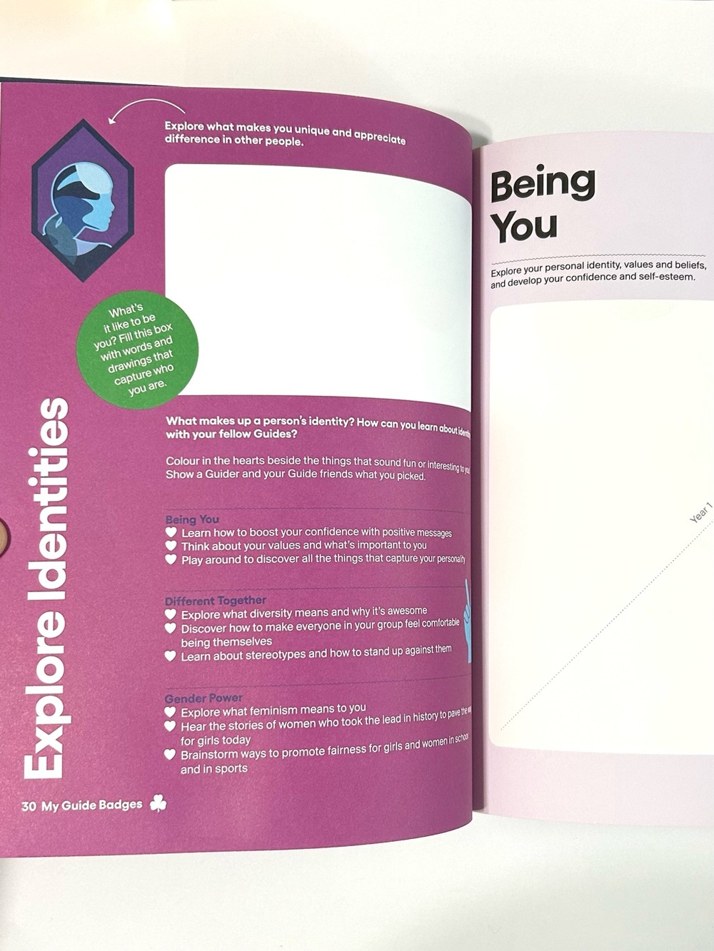 4/$20 Girl Guides of Canada “Growing and Guiding” My Guide Journal 2019 Unused. - Picture 6 of 14
